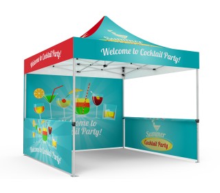 10x10 Custom Pop Up Canopy Tent Combos 16 Signwin