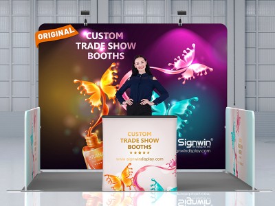 10x10ft Custom Trade Show Booth 01 10x10ft Custom Trade Show Booth 01