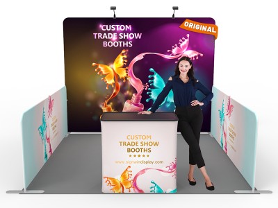 10x10ft Custom Trade Show Booth 01