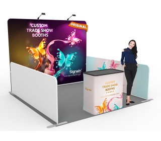 10x10ft Custom Trade Show Booth 01