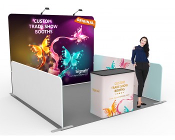 10x10ft Custom Trade Show Booth 01
