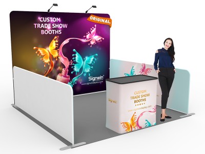 10x10ft Custom Trade Show Booth 01