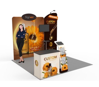 10x10ft Custom Trade Show Booth 02