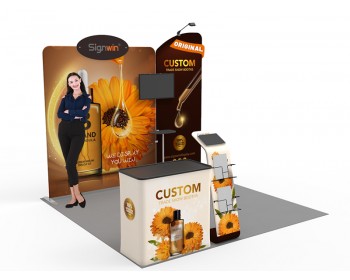 10x10ft Custom Trade Show Booth 02