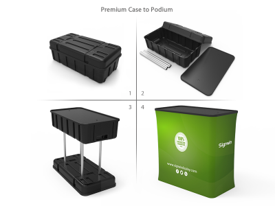 10x10ft Custom Trade Show Booth 03