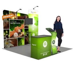 10x10ft Custom Trade Show Booth 03