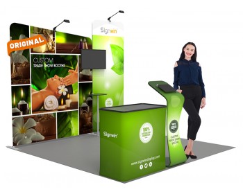 10x10ft Custom Trade Show Booth 03