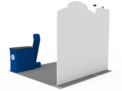 10x10ft Custom Trade Show Booth 04