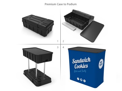 10x10ft Custom Trade Show Booth 04