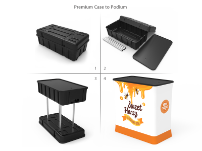 10x10ft Custom Trade Show Booth 05