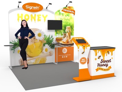 10x10ft Custom Trade Show Booth 05