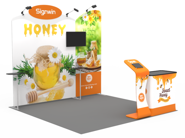 10x10ft Custom Trade Show Booth 05