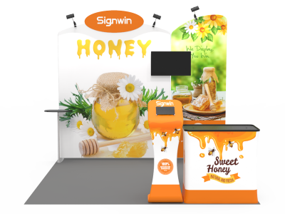 10x10ft Custom Trade Show Booth 05