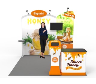 10x10ft Custom Trade Show Booth 05