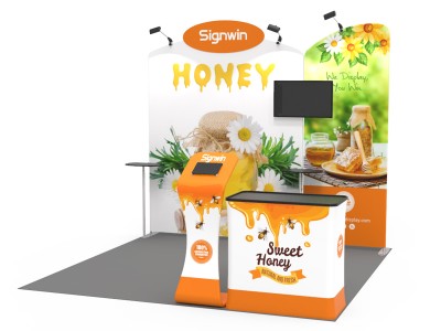 10x10ft Custom Trade Show Booth 05