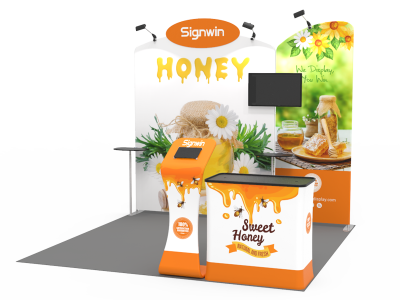 10x10ft Custom Trade Show Booth 05