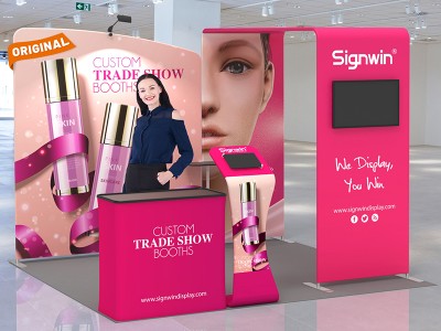 10x10ft Custom Trade Show Booth 06