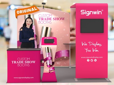 10x10ft Custom Trade Show Booth 06