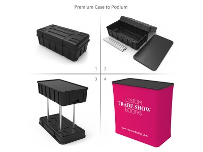 10x10ft Custom Trade Show Booth 06