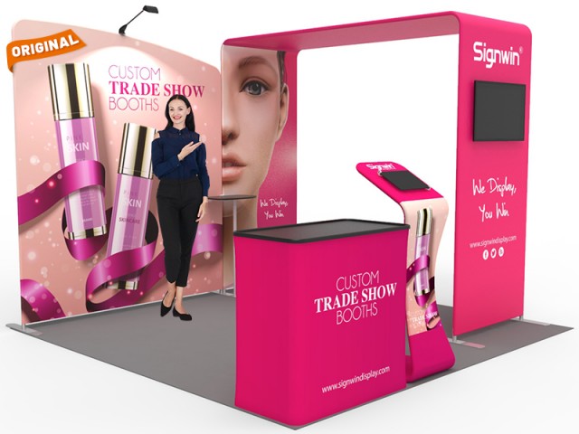 10x10ft Custom Trade Show Booth 06