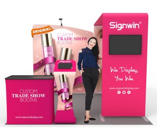 10x10ft Custom Trade Show Booth 06