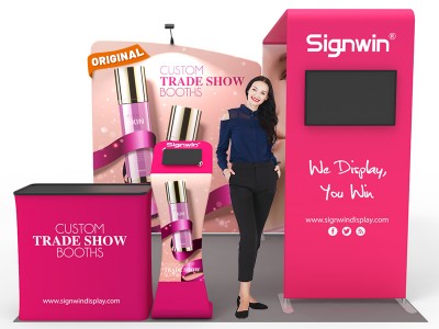 10x10ft Custom Trade Show Booth 06