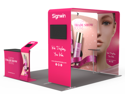 10x10ft Custom Trade Show Booth 06