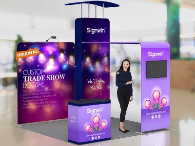 10x10ft Custom Trade Show Booth 07