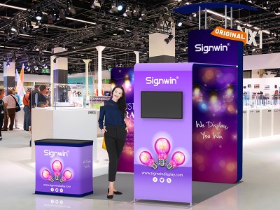 10x10ft Custom Trade Show Booth 07