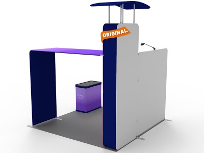 10x10ft Custom Trade Show Booth 07