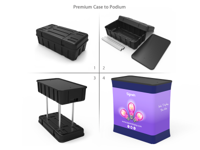 10x10ft Custom Trade Show Booth 07