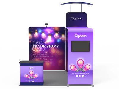 10x10ft Custom Trade Show Booth 07