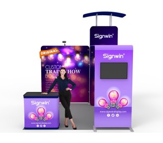 10x10ft Custom Trade Show Booth 07