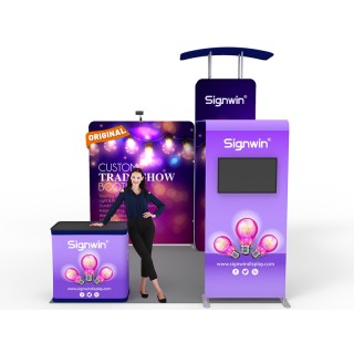 10x10ft Custom Trade Show Booth 07