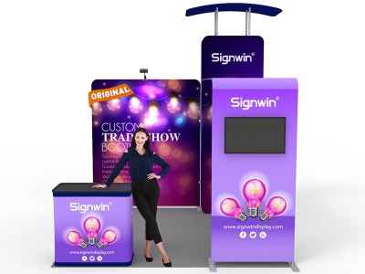10x10ft Custom Trade Show Booth 07