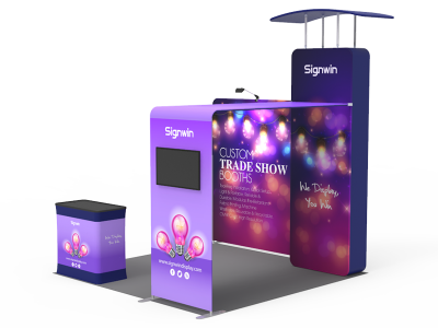 10x10ft Custom Trade Show Booth 07