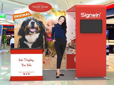 10x10ft Custom Trade Show Booth 08