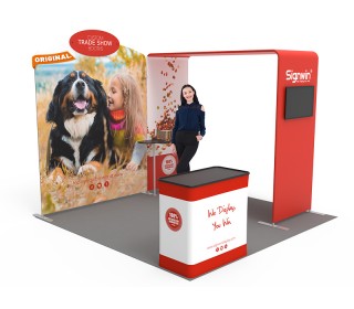 10x10ft Custom Trade Show Booth 08