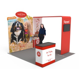 10x10ft Custom Trade Show Booth 08