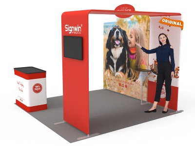 10x10ft Custom Trade Show Booth 08