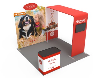 10x10ft Custom Trade Show Booth 08