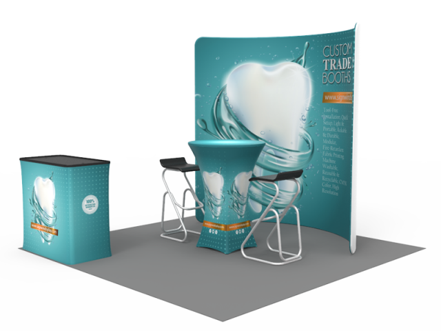 10x10ft Custom Trade Show Booth 11