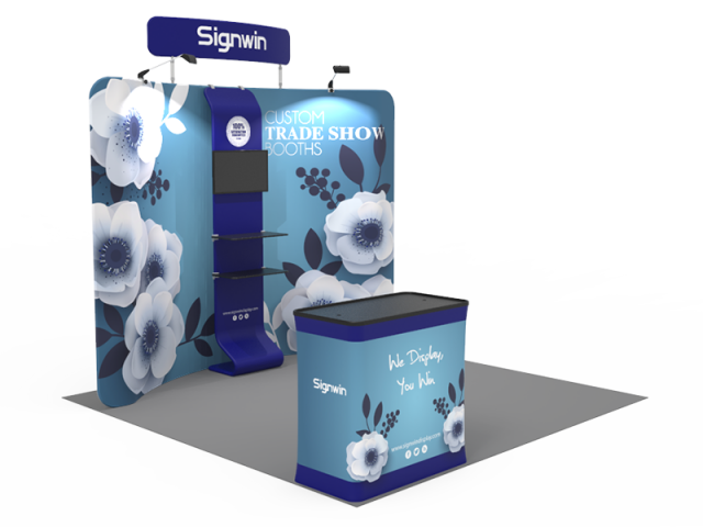 10x10ft Custom Trade Show Booth 12