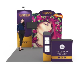 10x10ft Custom Trade Show Booth 14