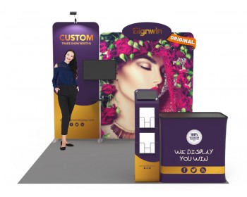 10x10ft Custom Trade Show Booth 14
