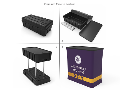 10x10ft Custom Trade Show Booth 14