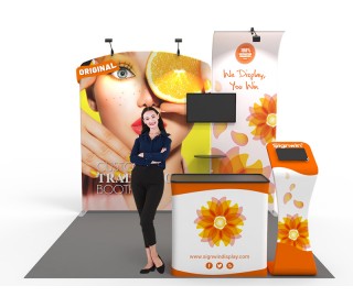 10x10ft Custom Trade Show Booth 15