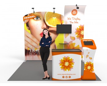 10x10ft Custom Trade Show Booth 15