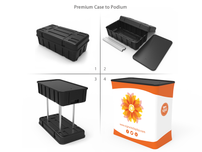 10x10ft Custom Trade Show Booth 15