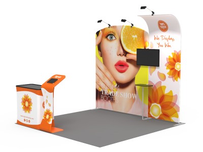10x10ft Custom Trade Show Booth 15